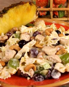 Chicken Pasta Salad with Fruit