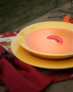 Cream of Carrot and Tomato Soup